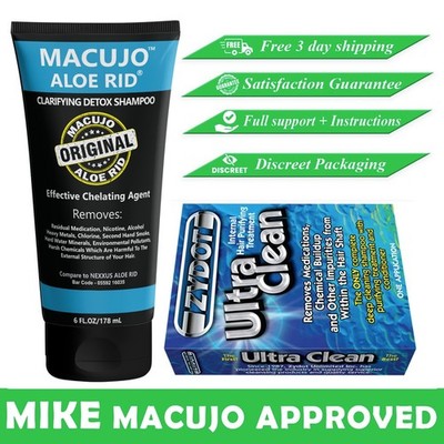 Original Macujo Aloe Rid Shampoo with   (Approved Last Step Duo)