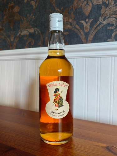 Dewars White Label Scotch Whisky, 0.7 Liter, 43% Vol, 60er Jahre, RAR - Bild 6 von 8