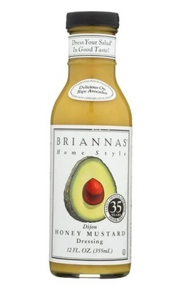   New Briannas Home Style DIJON HONEY MUSTARD AVOCADO Dressing 12 FL OZ