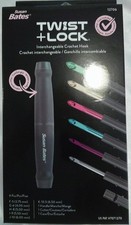 Susan Bates Twist Lock Interchangeable Crochet Hook Kit 9 pcs