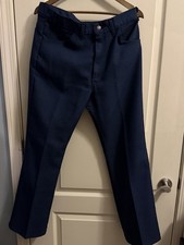 Vintage Levi's Dacron Straight Pants 36x30 Jeans Leisure Made USA