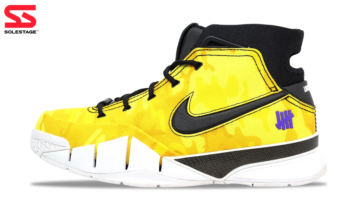 Nike Undefeated x Zoom Kobe 1 Protro Yellow Camo for Sale