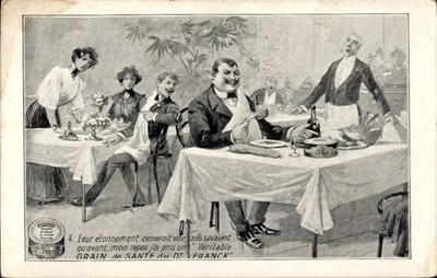 CPA Reklame, Grain de Sante du Dr. Franck - 4808839