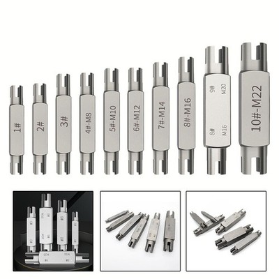 Premium Alloy Steel Broken Head Taps Set with Screw Tap Extractor M22