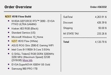 NZXT H510 Flow Gaming PC; Nvidia RTX 3090, i9-11900K etc