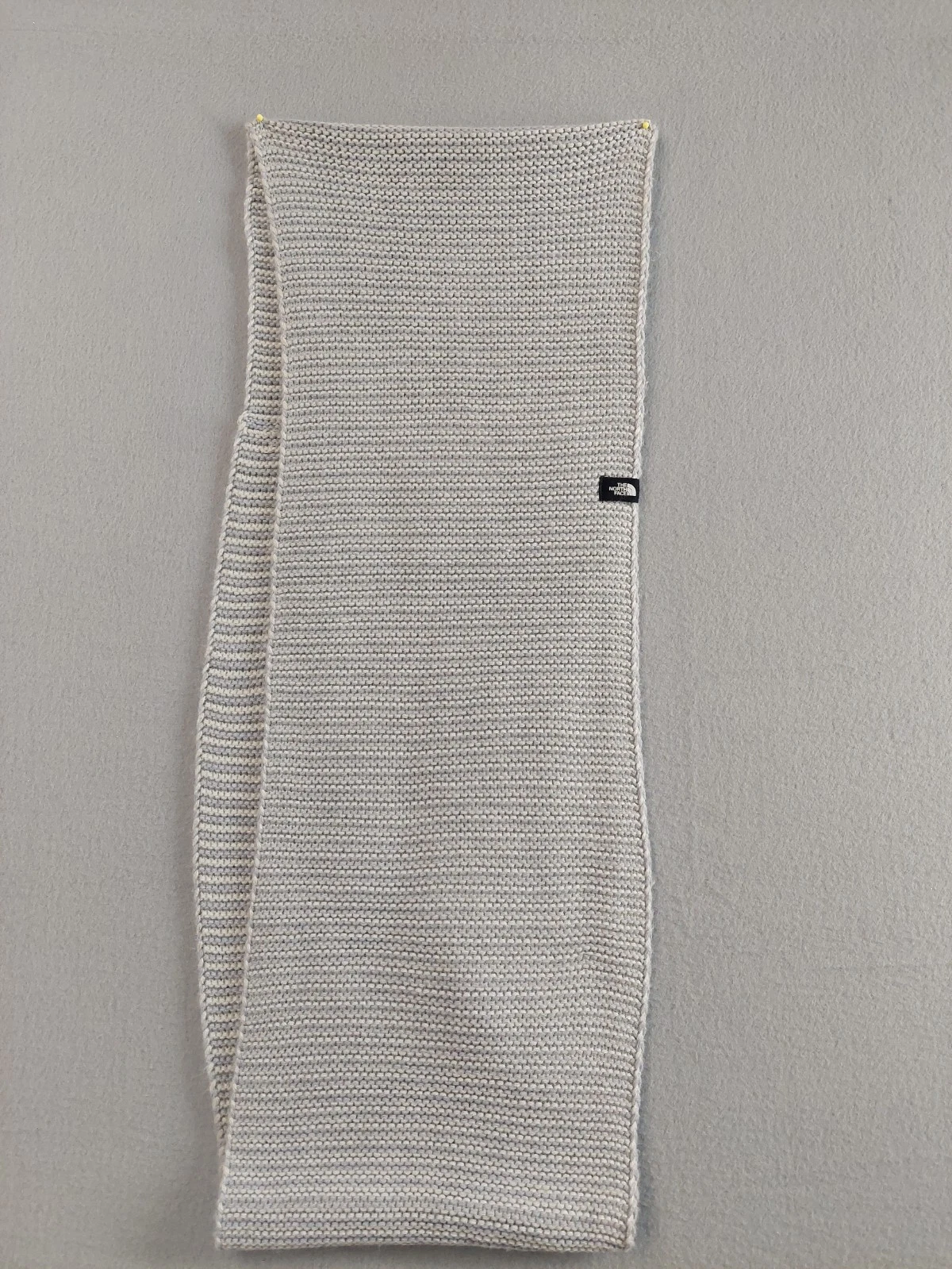 The North Face Men Scarf One Size White Knit Shawl Wrap Winter Warmer Casual