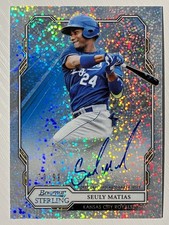 Seuly Matias 2019 Bowman Sterling Prospects Auto Speckle Refractor 70/99