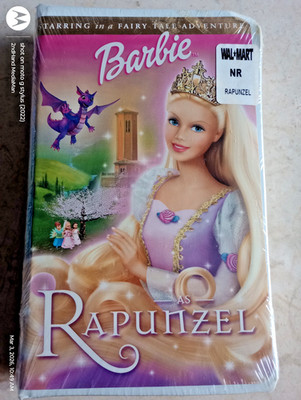 NEW SEALED 2002 BARBIE AS RAPUNZEL VHS