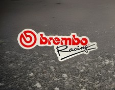 Brembo Brakes Racing. Red Glossyfinish. Size 3-14 X 1-12self Adhesive Brembo Brakes Racing. Red Glossyfinish. Size 3-14 X 1-12self Adhesive