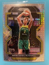 Mercedes Russell – 2022 Prizm WNBA #130 Mojo parallel /25 (Storm)