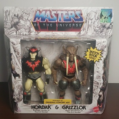 Masters Of The Universe Hordak & Grizzlor Concept Art Action Figure MOTU Origins