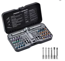 VMAN 40in1 Ratchet Screwdriver Set Magnetic Bits Mini Repair Tool Kit