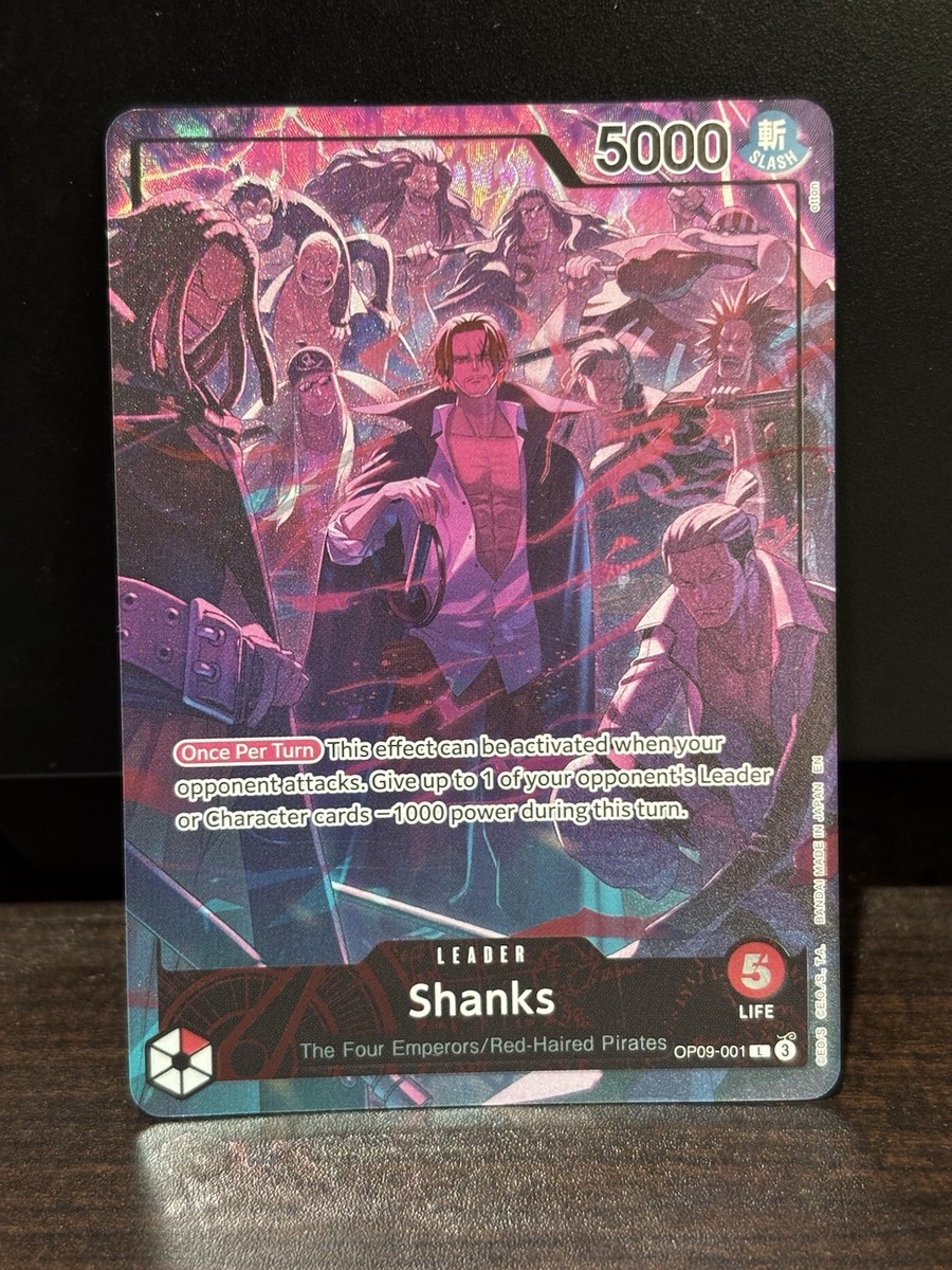 Shanks OP09-001 Leader Alt Art One Piece 2nd Anniversary