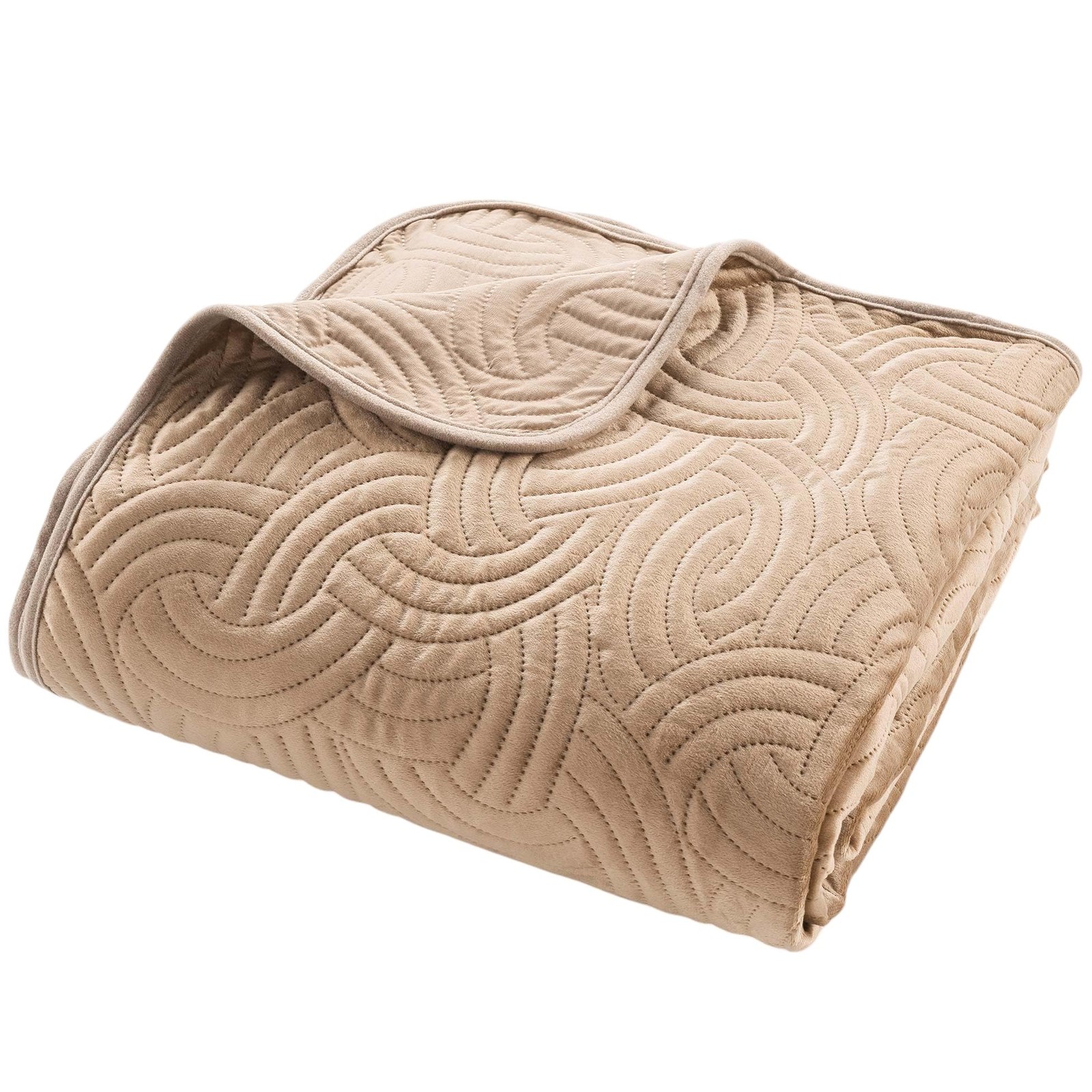 Couvre-lit matelassé 220x240 cm Solange pour protéger et embellir votre lit facilement