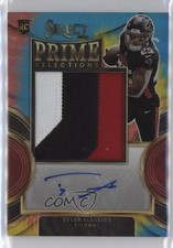 2022 Panini Select Tie-Dye Prizm 1/25 Tyler Allgeier #PS-TA Auto 15ik
