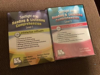 Linguisystems Reading & Listening Comprehension Interactive Software level 1 & 2