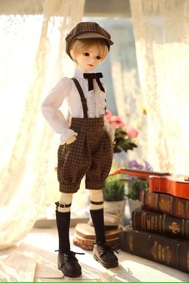 BJD 1/4 Boy Wearing a Bird Hat Dietz Full Set #cd6ea7