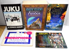 lot 5 fantasy manga satire books Great Book Amber Juku Phobophobia Lord of Rings