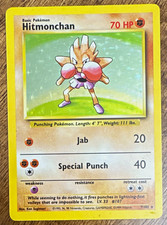 WOTC Pokemon TCG Hitmonchan 7/102 Base Set Holo Rare 1999 Basic HP70 on eBay