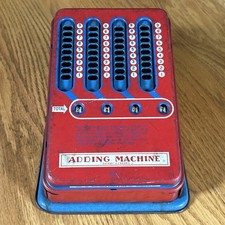 Vintage Wolverine Tin Adding Machine Toy Art Deco Lithograph Pittsburgh PA