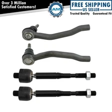 Front Inner & Outer Tie Rod Set Inner & Outer Fits Nissan