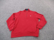 Lacoste Sweater Men 7 L Golf Pullover Zip Alligator Logo Casual Preppy Jumper