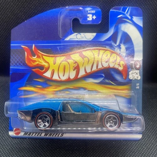 Hot Wheels 2002 Collector #105 Side Kick Diecast Vehicle Redlines 3/4 Short Card