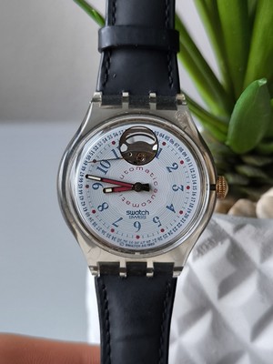 Swatch Armbanduhr Automatic Classic Cheddar SAM103 
