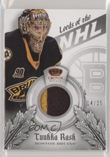 2013 Panini Crown Royale Lords of the NHL Materials Prime 14/25 Tuukka Rask 07qr