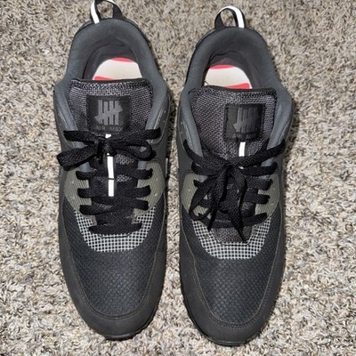 UNDEFEATED x Nike Air Max 90 Black/Anthracite Men's Sneakers Size 11.5 Preowned