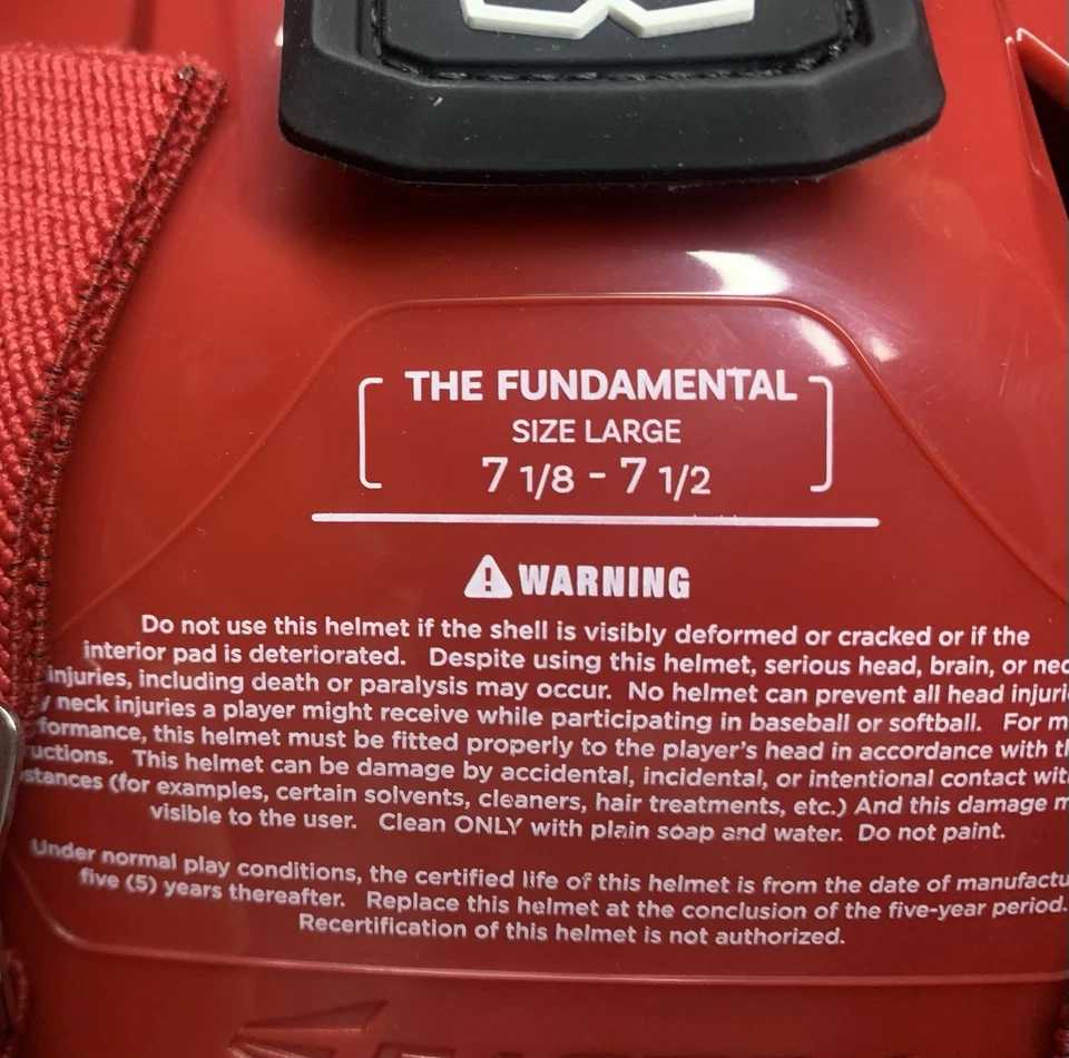 Easton Jen Schro The Fundamental Fastpitch Softball Catcher’s Gear Rosso Taglia L - NUOVO - Immagine 3 di 4