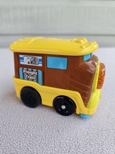 Vtech Go Go Smart Wheels Motorized Moving Freight Train Toy Brown Yellow WORKS