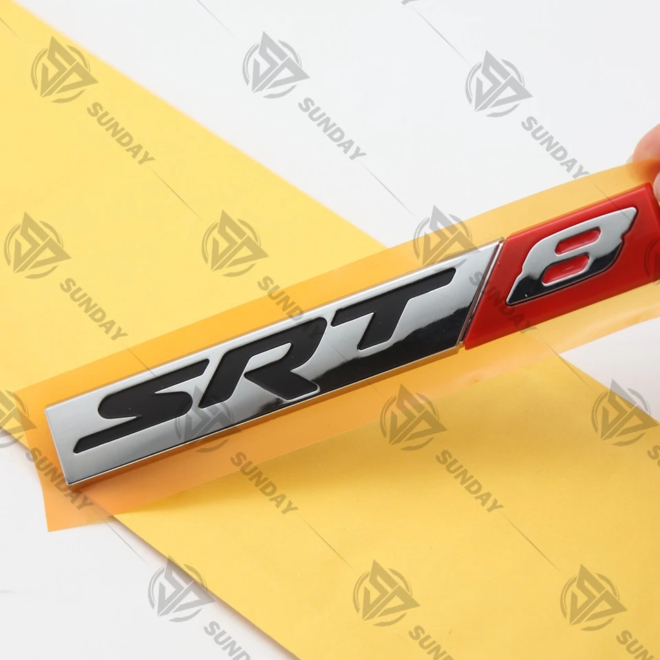 For Charger Challenger Chy300 SRT8 Tailgate Nameplate Badge Emblem 5029893AB - Image 2 of 4