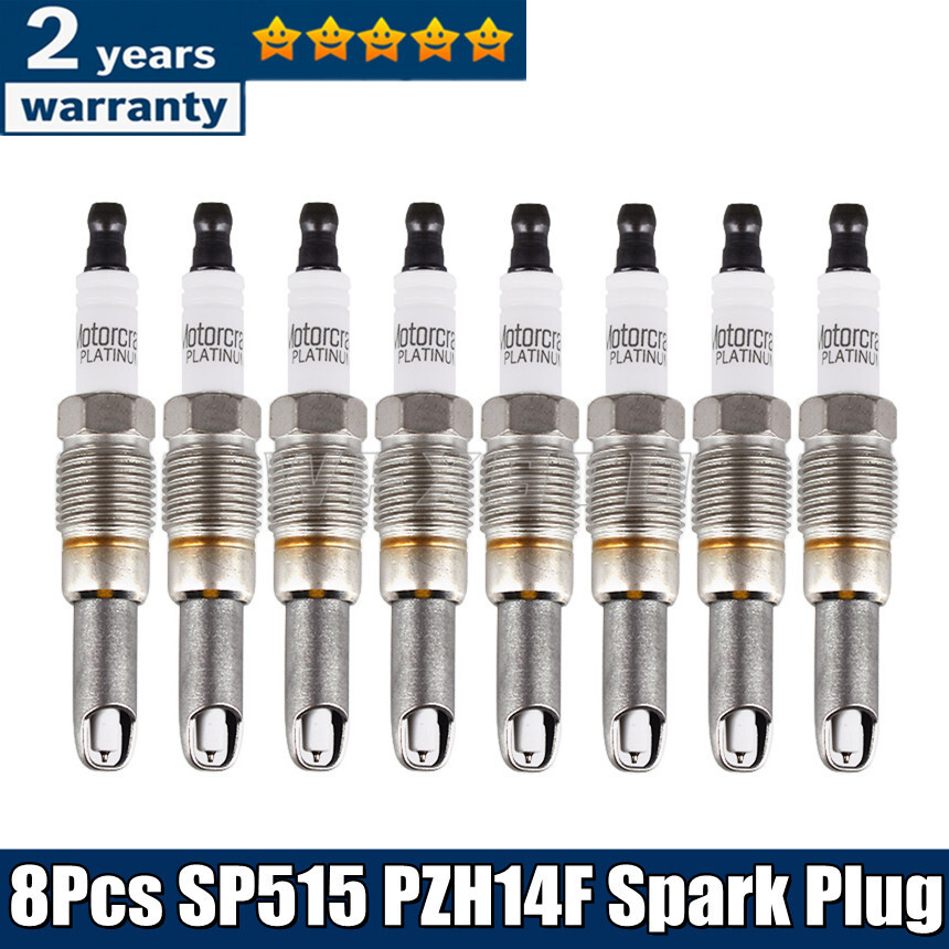 8Pcs SP515 Spark Plugs Platinum PZH14F For Ford F150 Expedition 5.4L SP