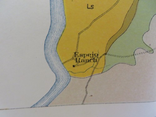 1906 Antique Map Laredo Texas Polo Blanco Ranch Espejo Ranch 13 X 24" #8550 - Picture 5 of 6