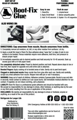 Shoe Fix Glue Instant Bonding Durable Adhesive For All Footwear