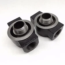 Lot of 2 Wilkerson CI50004 Ci Adapter 1″ Inlet & Outlet, 1-3/8″ 12 Nose Thread