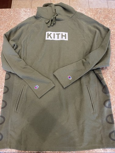 kith champion extended hoodie