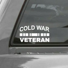 Cold War Veteran Vinyl Window Decal Sticker