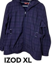 Women’s Izod Xl Purple Jacket Hooded