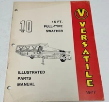 Versatile Model 10 15 Foot Pull-Type Swather Parts Manual