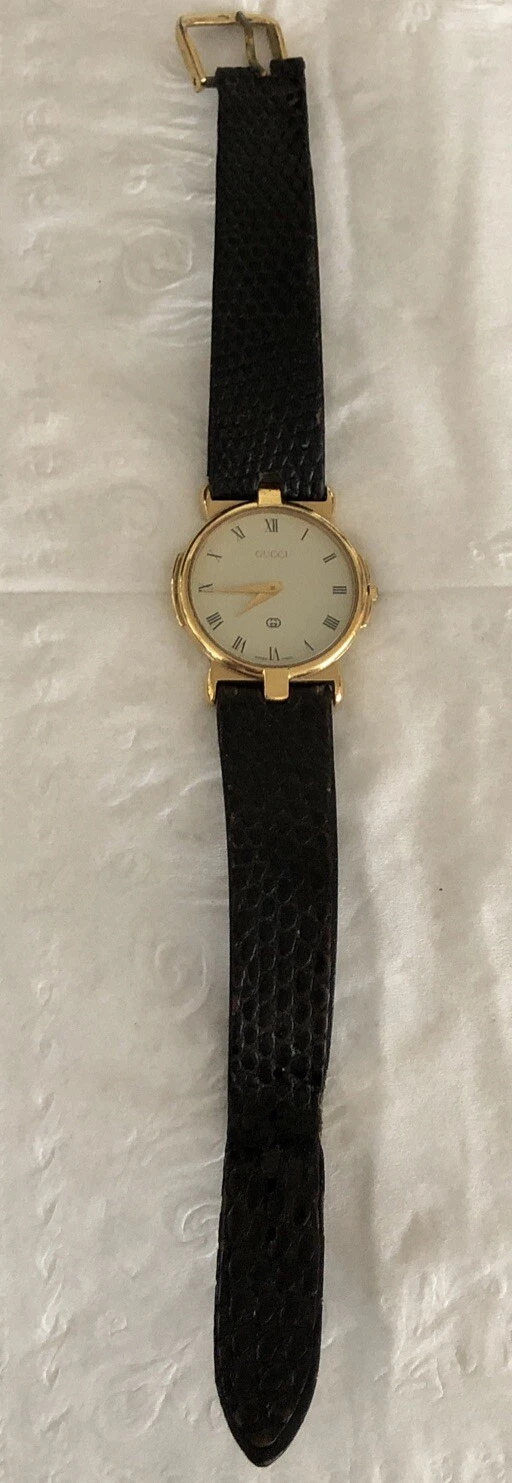 MONTRE UNISEXE GUCCI VINTAGE 3400 M FABRICATION SUISSE QUARTZ NON TESTÉE LIRE