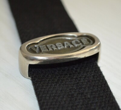 ベルト 80's G.VERSACE VINTAGE Belt VERSACE 80s vtg rare buckle belt Gianni Versace metal belt buckle