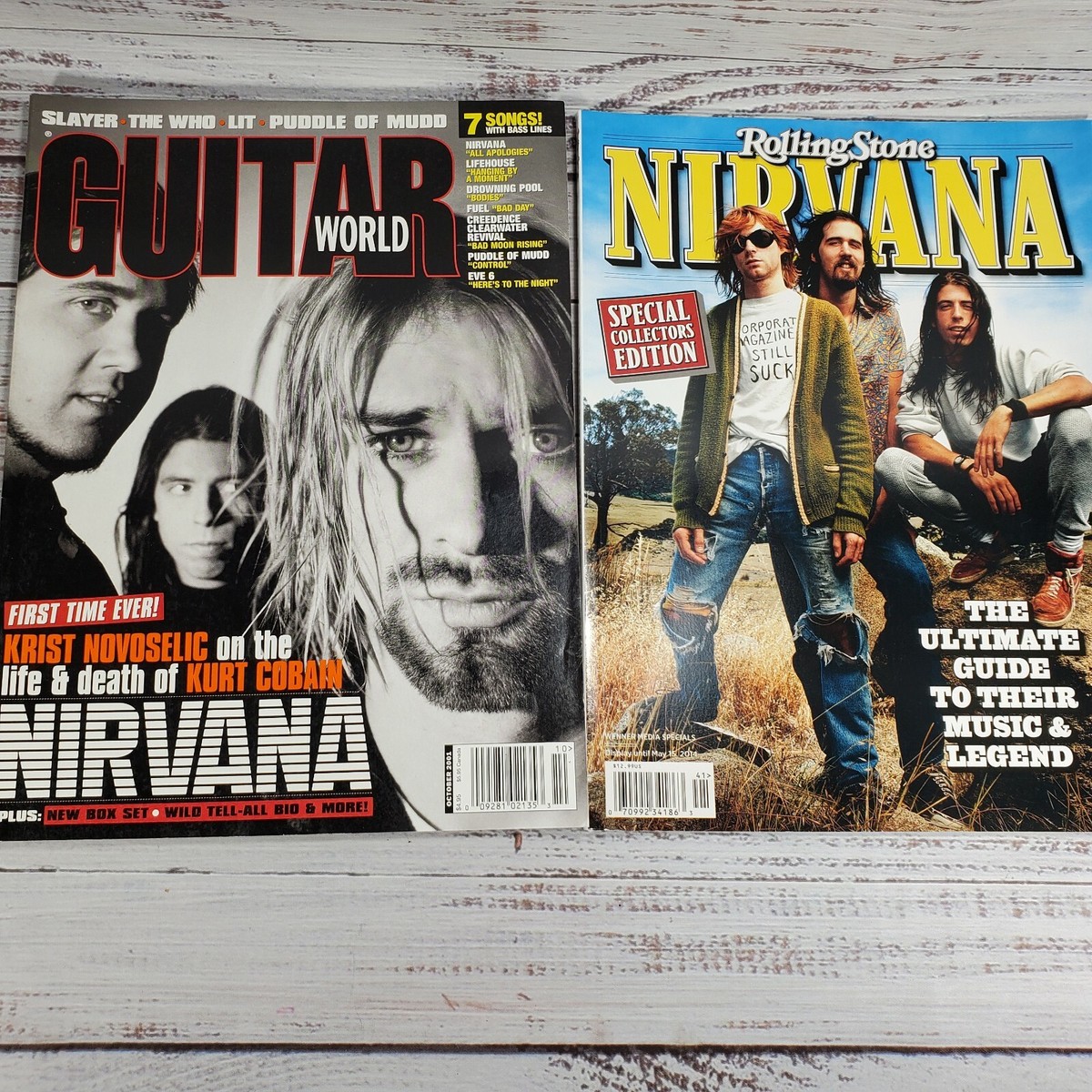KURT COBAIN Nirvana Magazine 11 Lot Rolling Stone Q guitar KURT COBAIN Nirvana Magazine 11 Lot Rolling Stone Q guitar