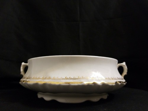 Homer Laughlin Majestic 69L? Vegetable Bowl Hudson 7" White Gold **No Lid** - Picture 2 of 11