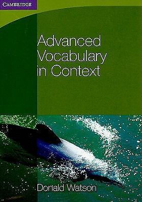 Advanced Vocabulary in Context Watson Paperback Cambridge University Press