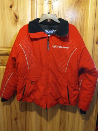 Pure Polaris Snowmobile Jacket womens sz S Red Dupont Thermolite Plus Insulated - Picture 1 of 12
