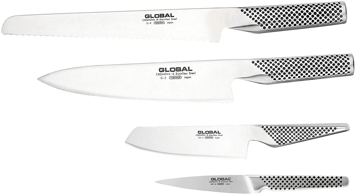 Global G-79629AU Classic 5-Piece Knife Set - Thumbnail 3