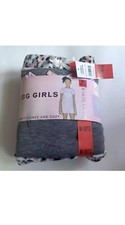 BCBG Girls Pajamas 4-Piece Set Size L 14/16 Pink, Gray, Animal Print Sleepwear