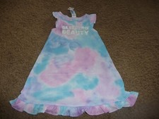 NEW NWT Childrens Place girl size 4 short sleeve pretty sleeping beaut nightgown